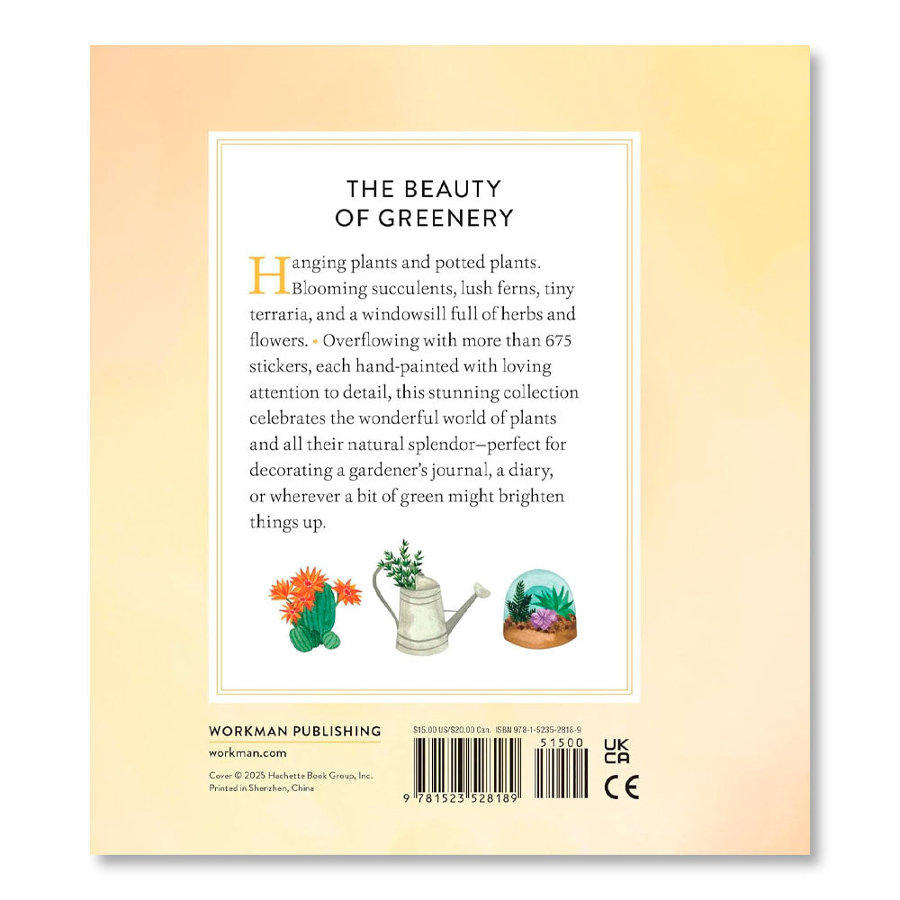 A Plant Lover's Sticker Book