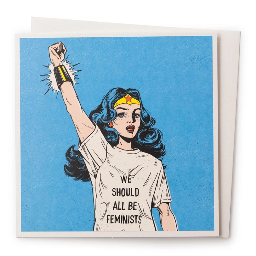 Feminists - 6x6" Blank Greeting Card