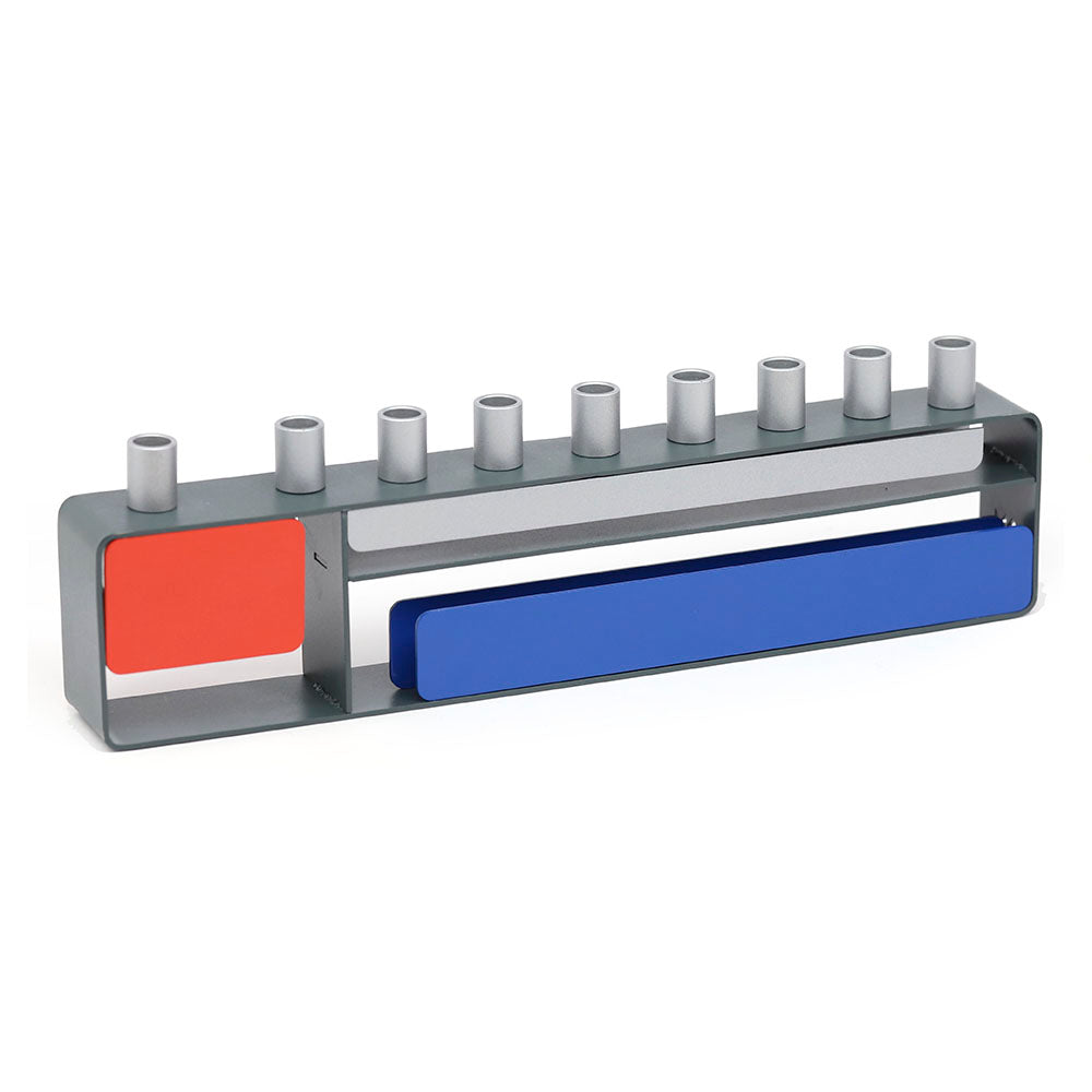 Colored Plate Hanukkia