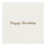 Three Candle Happy Birthday Greeting Card
