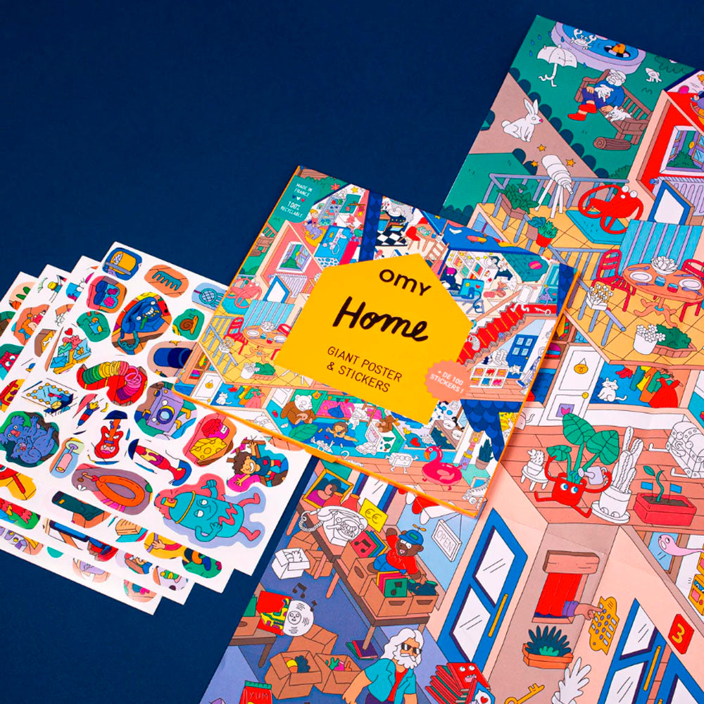 Home Giant Sticker Poster