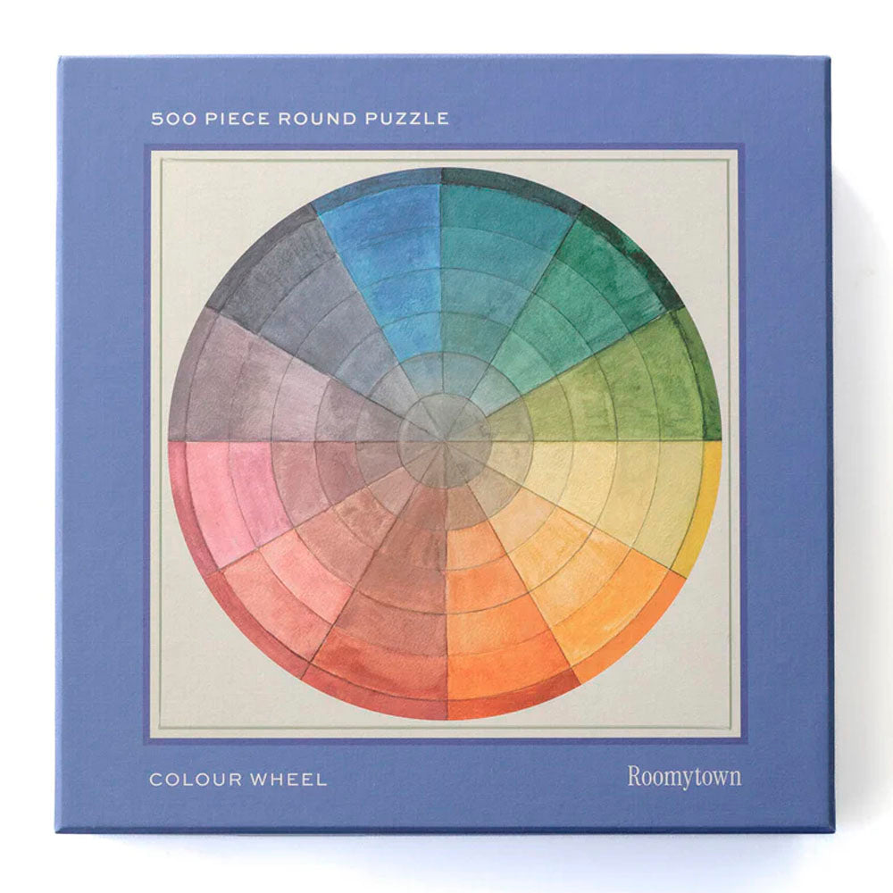 Colour Wheel 500-Piece Round Jigsaw Puzzle