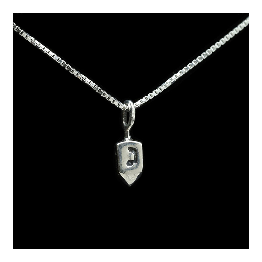 Sterling Dreidel Necklace