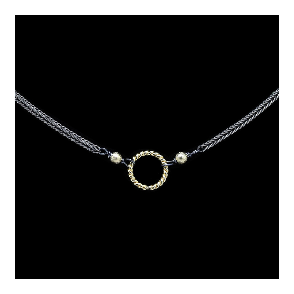 14K Gold Foxtail Necklace