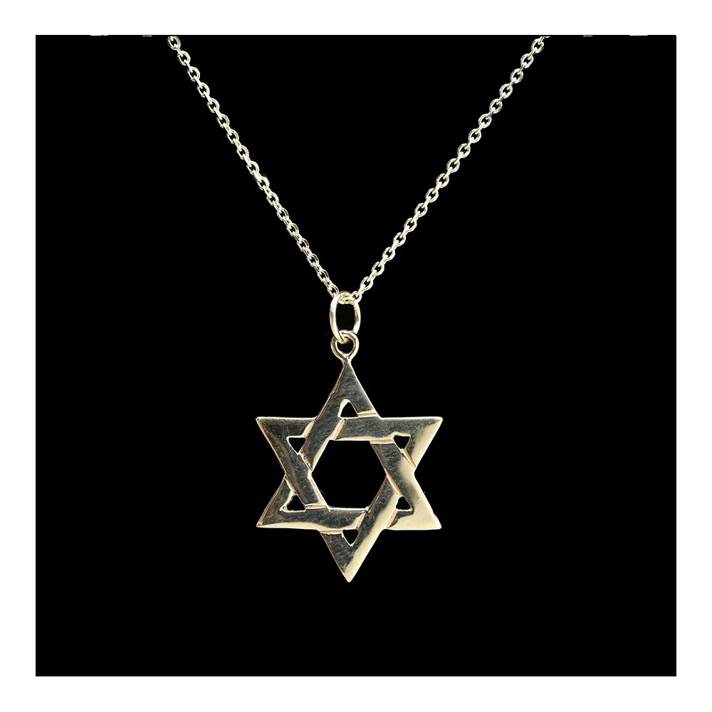 14K Gold Woven Star of David