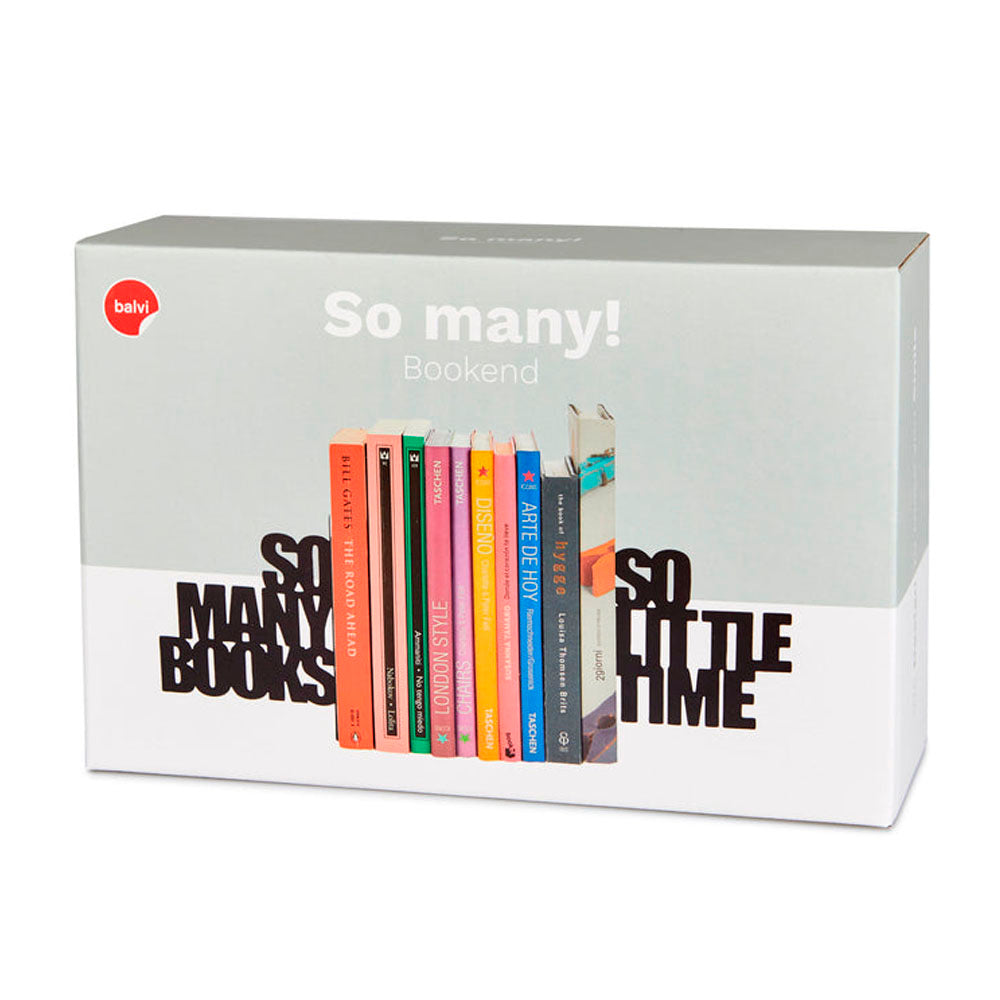 So Many Books Bookend