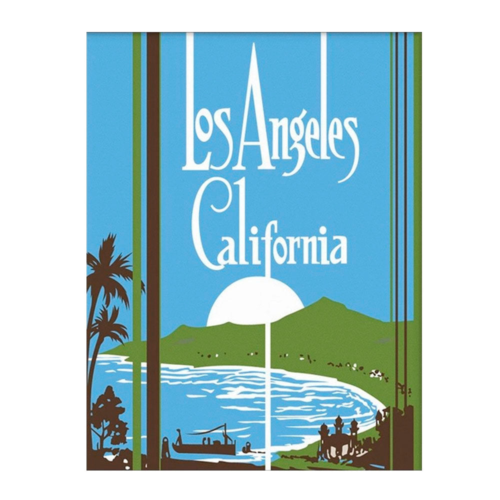Los Angeles California Sunset Greeting Card