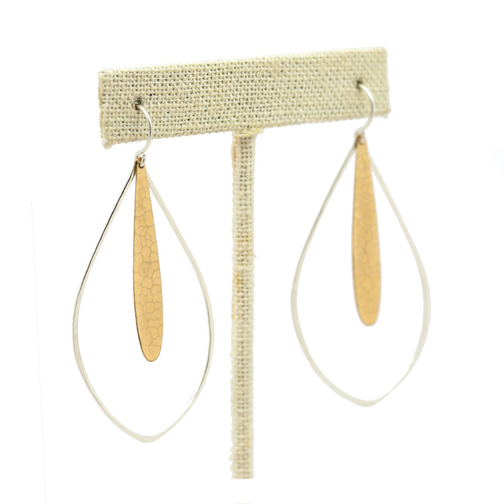 Honey Feather Earrings