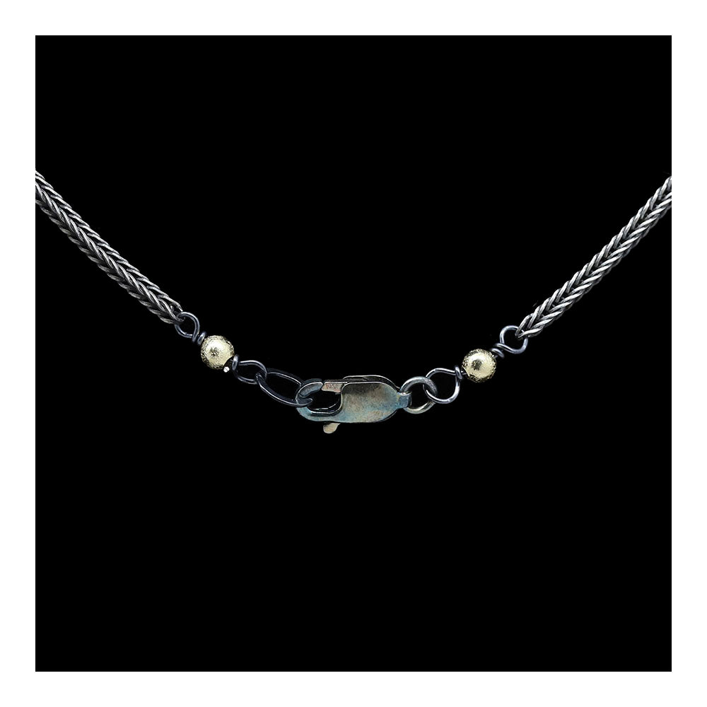 14K Gold Foxtail Necklace