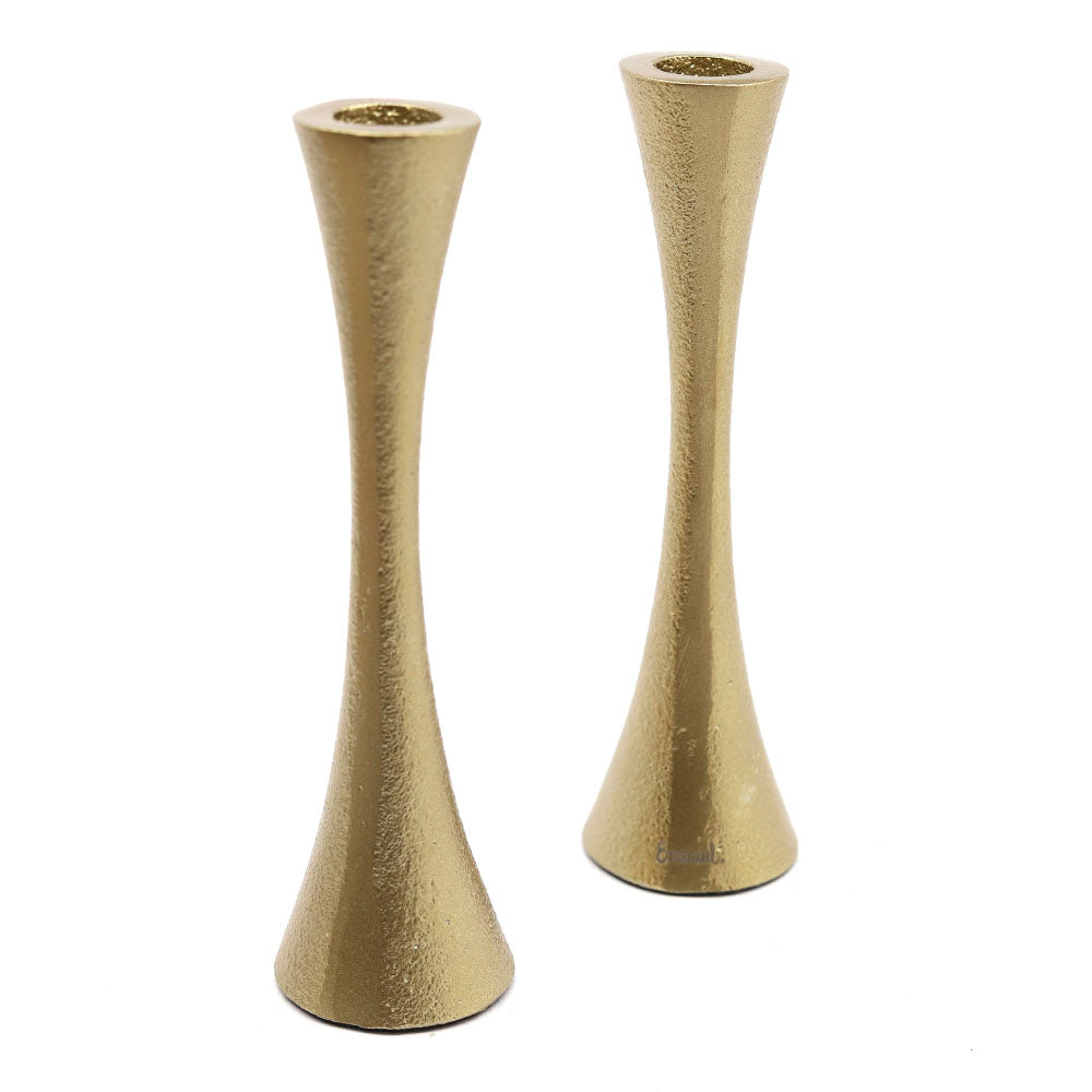 Handmade Brass Candlesticks - Round