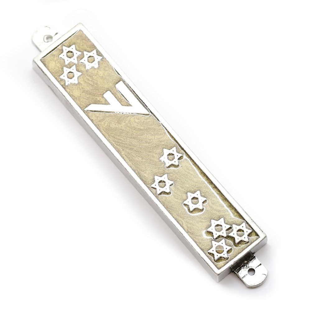 Falling Stars of David Mezuzah