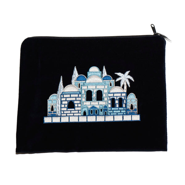 Jerusalem Embroidered Tallit & Teffelin Bags