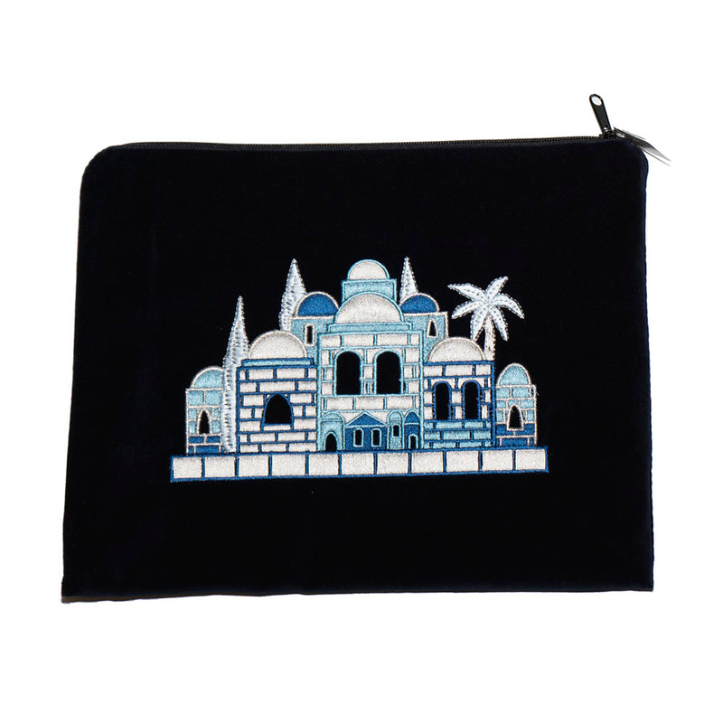 Jerusalem Embroidered Tallit & Teffelin Bags