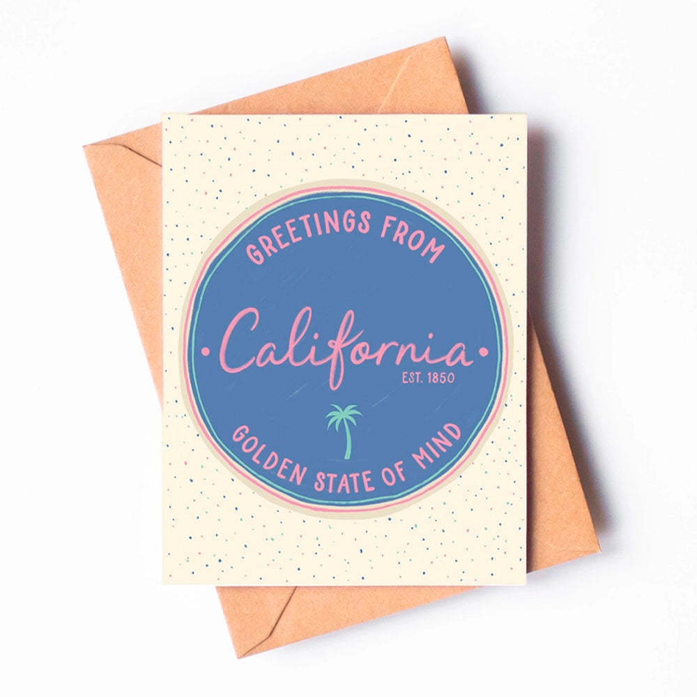 Greetings from California Greeting Card