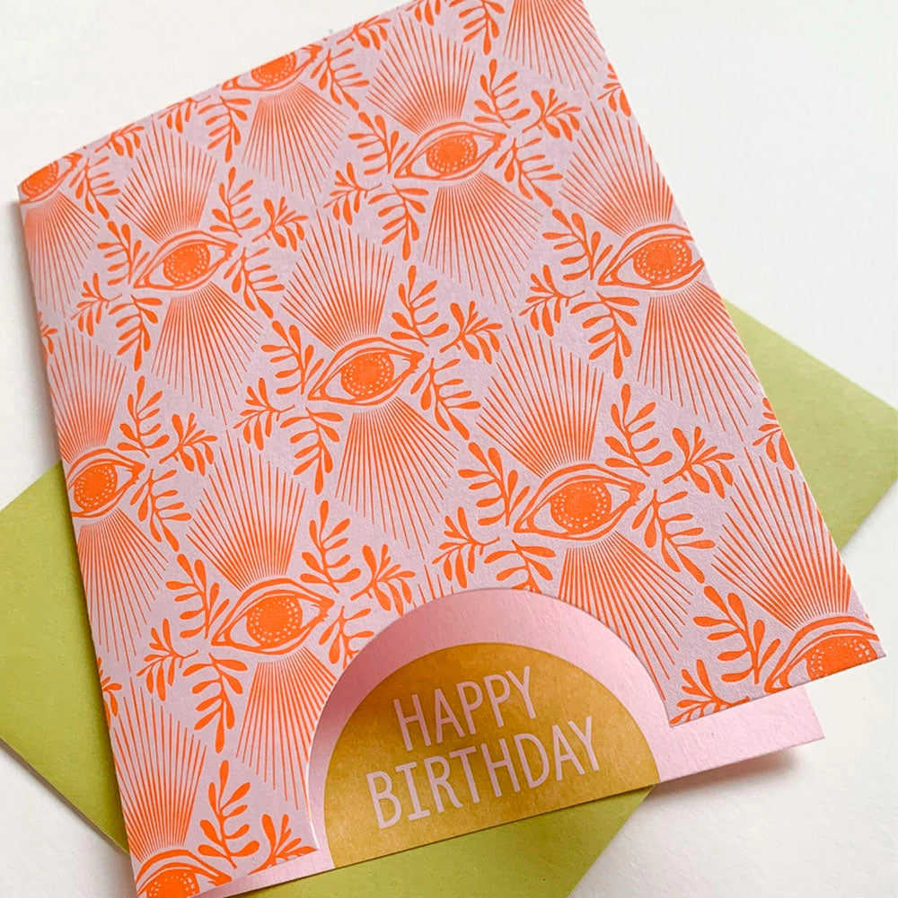 Birthday Eye Pattern Card