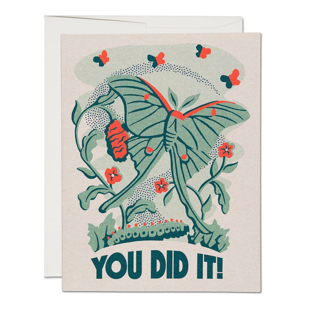 Congrats Wings Congratulations Greeting Card