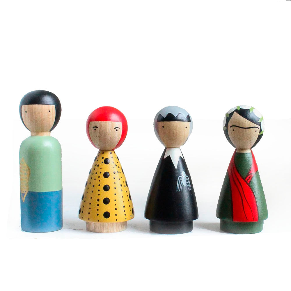 The Women Artists Wood Figures