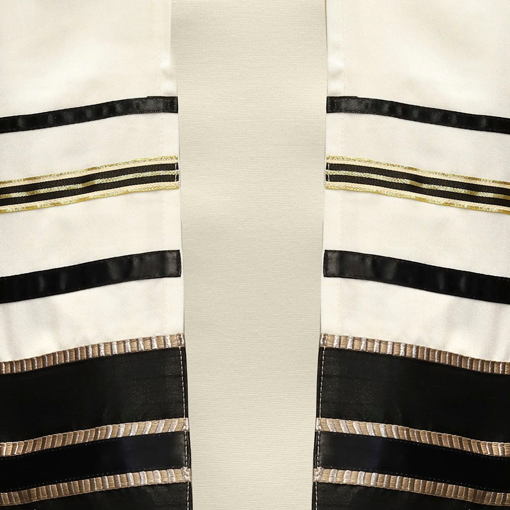 Tallit Set Black and Gold