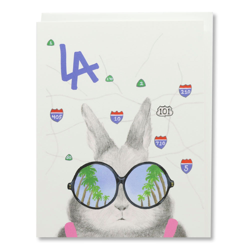LA Freeways Greeting Card