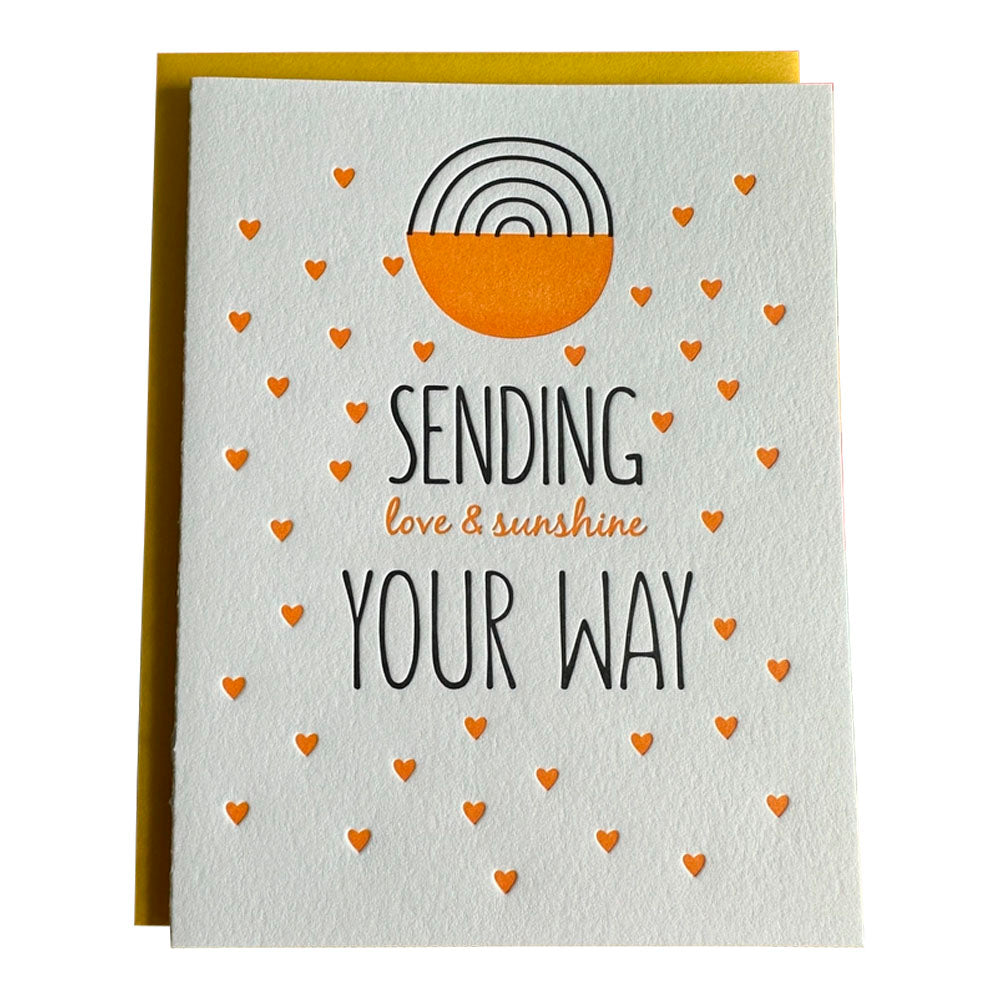 Sending Love & Sunshine Greeting Card