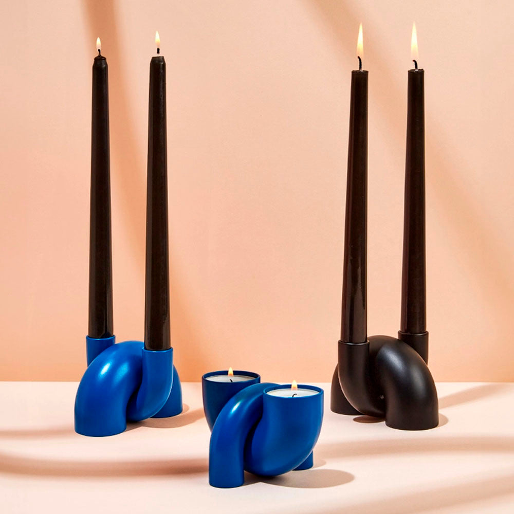 Macaroni 2-in-1 Candleholder - Tapers & Tealights