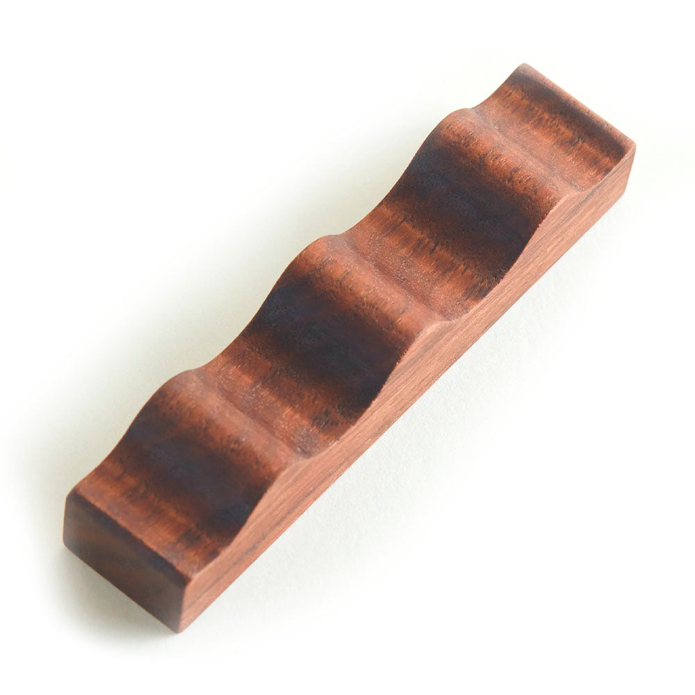 Wave Wood Mezuzah