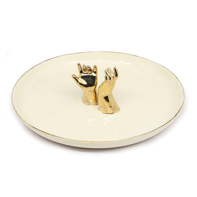 Hands Jewelry Display Plate