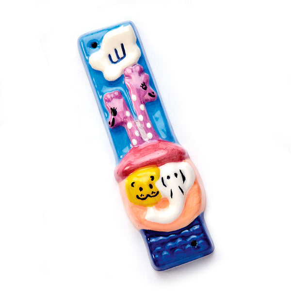 Ceramic Noah's Ark Mezuzah