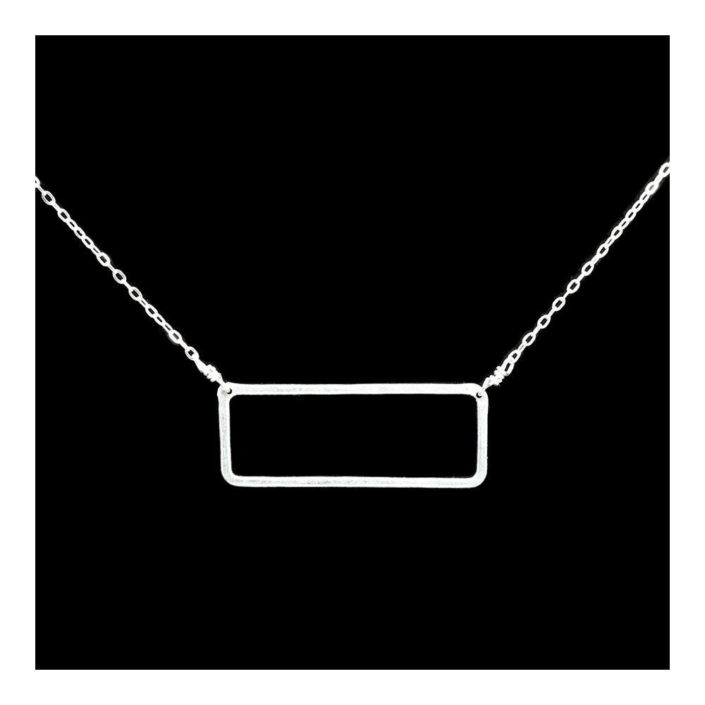 Small Rectangle Necklace