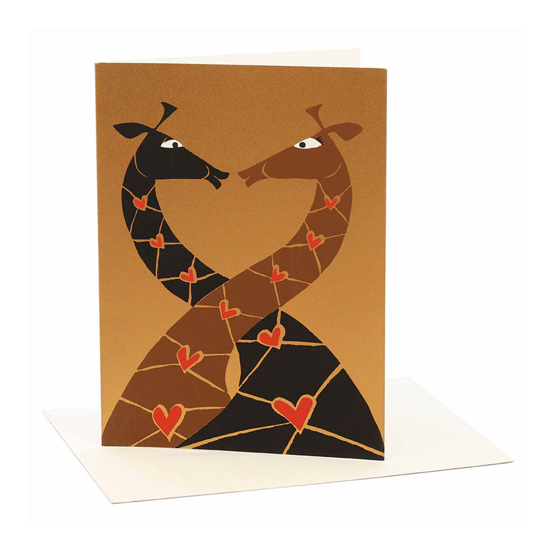 Anniversary Giraffes Greeting Card
