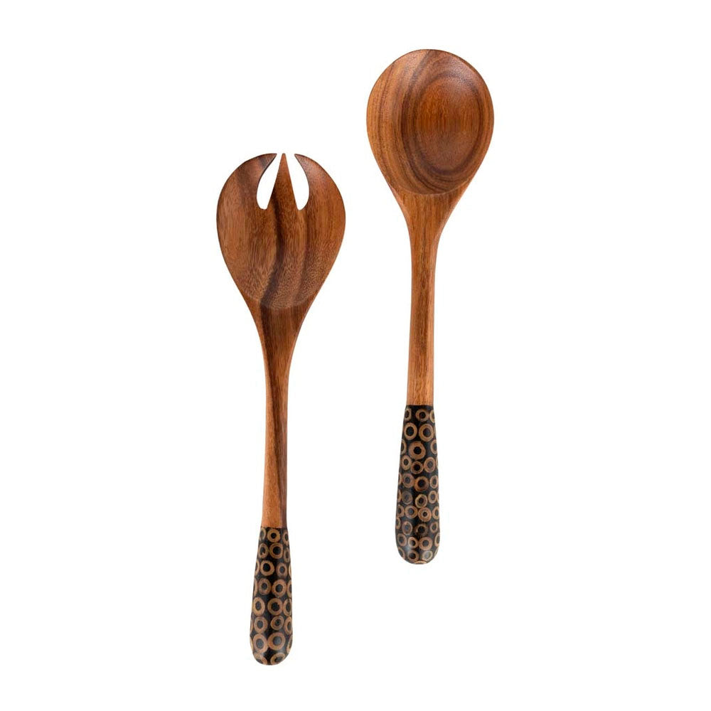 Gather Round Wood Salad Servers