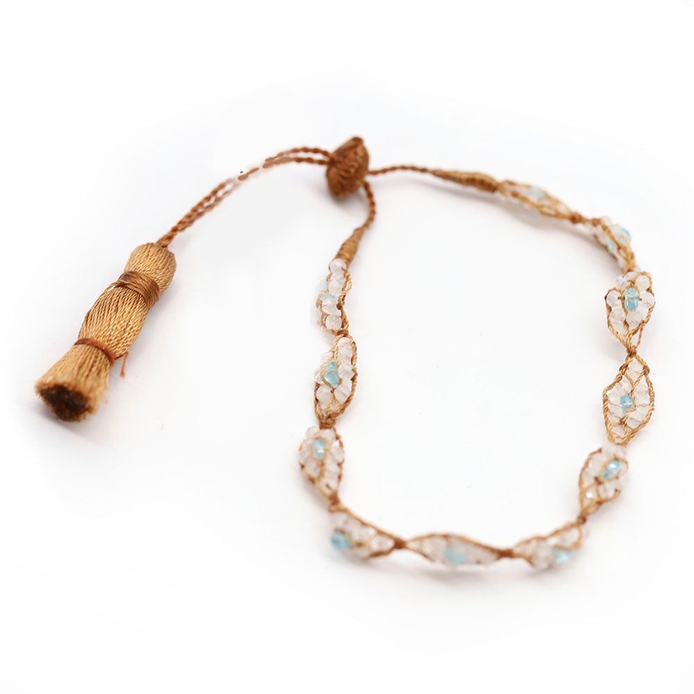 Moonstone & Fluorite Bracelet