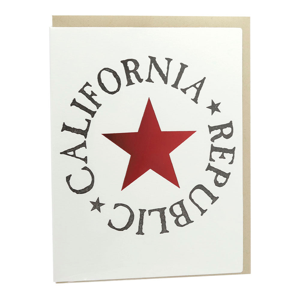 California Republic Greeting Card
