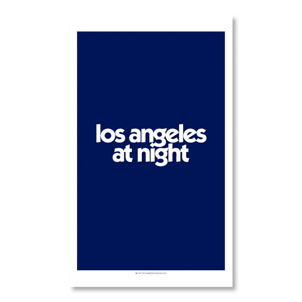 "Los Angeles At" Print