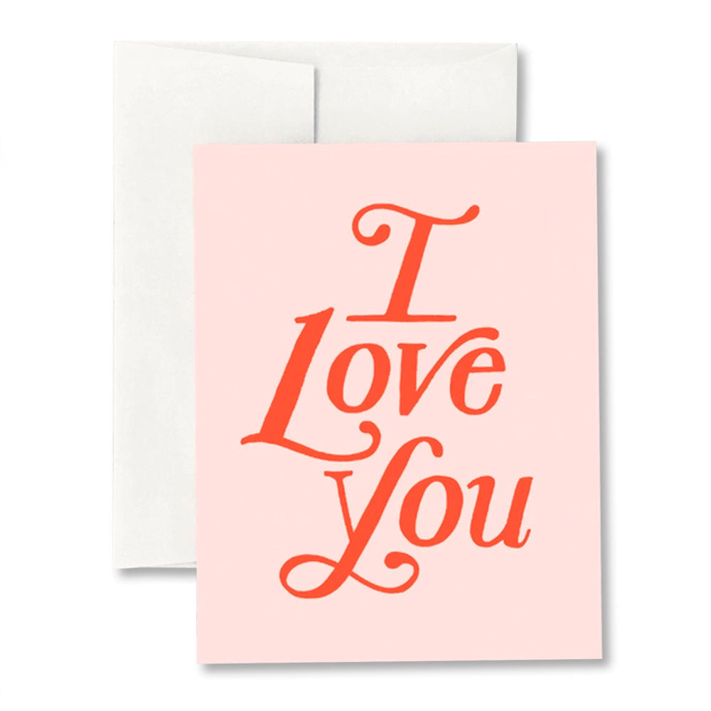 I Love You Paperback Card