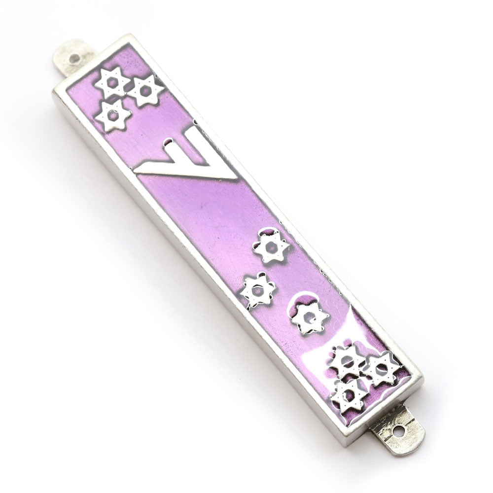 Falling Stars of David Mezuzah