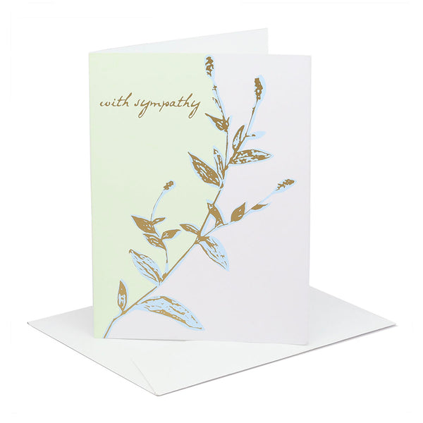 Sympathy Card with Sprig