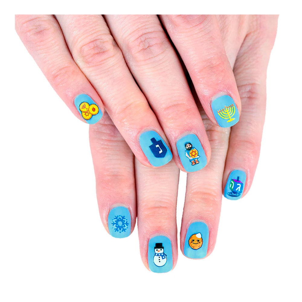 Hanukkah Nail Decals