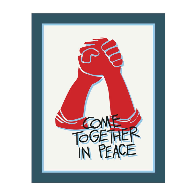 Come Together in Peace Greeting Card
