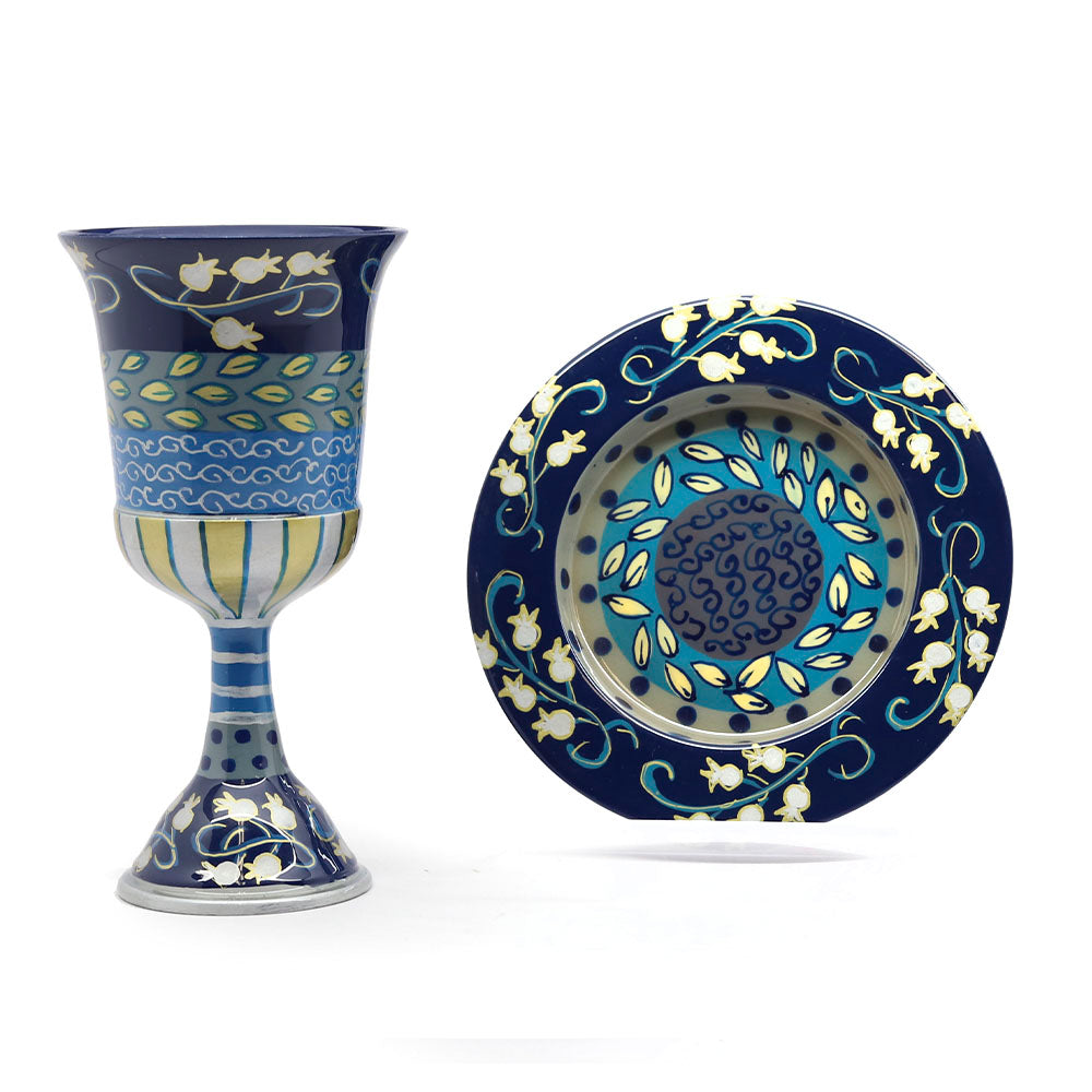 Hand Painted Kiddush Cup