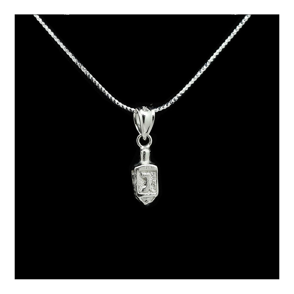 Mini Dreidel Necklace