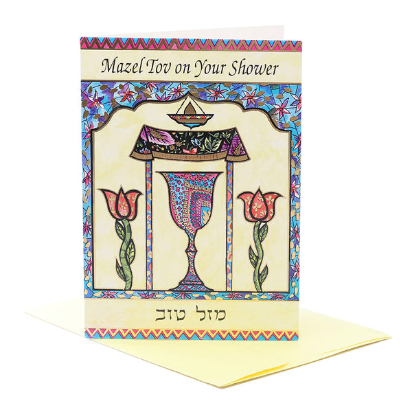Wedding Shower Mazel Tov Greeting Card
