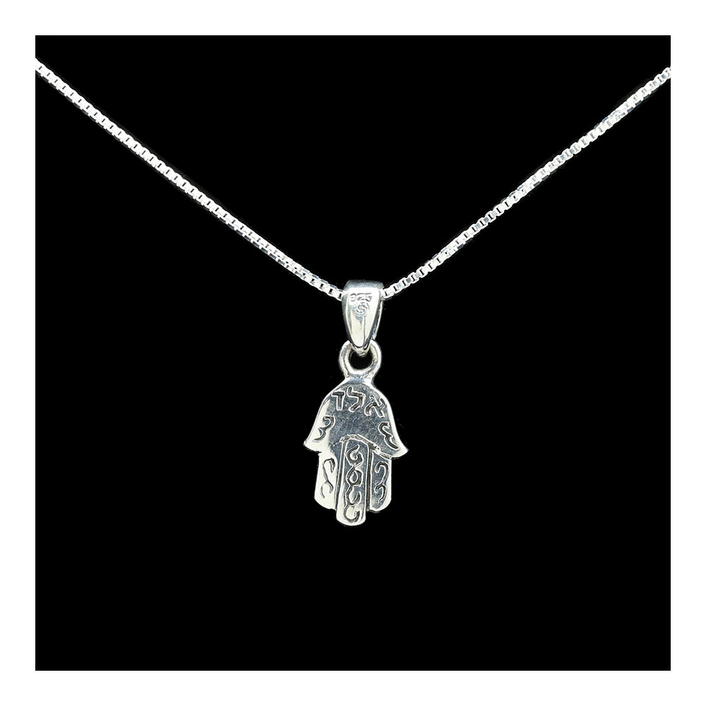 Sterling Opalite Hamsa Necklace
