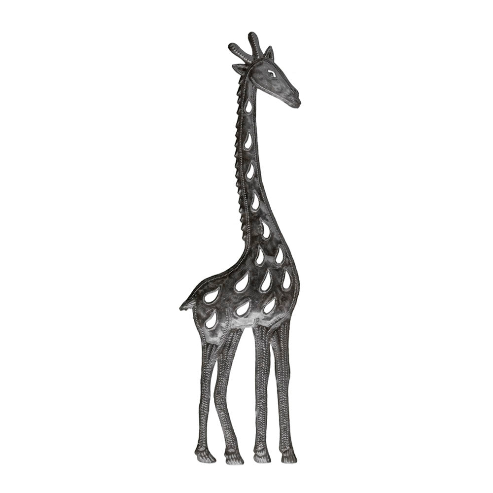 Standing Tall Giraffe Wall Plaque