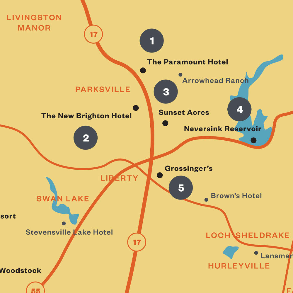 The Catskills Map