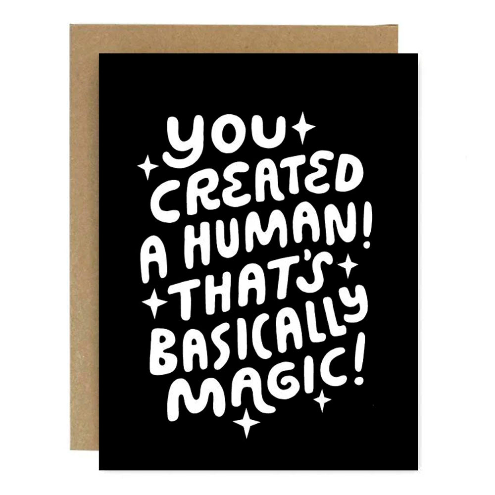 Human Magic Greeting Card