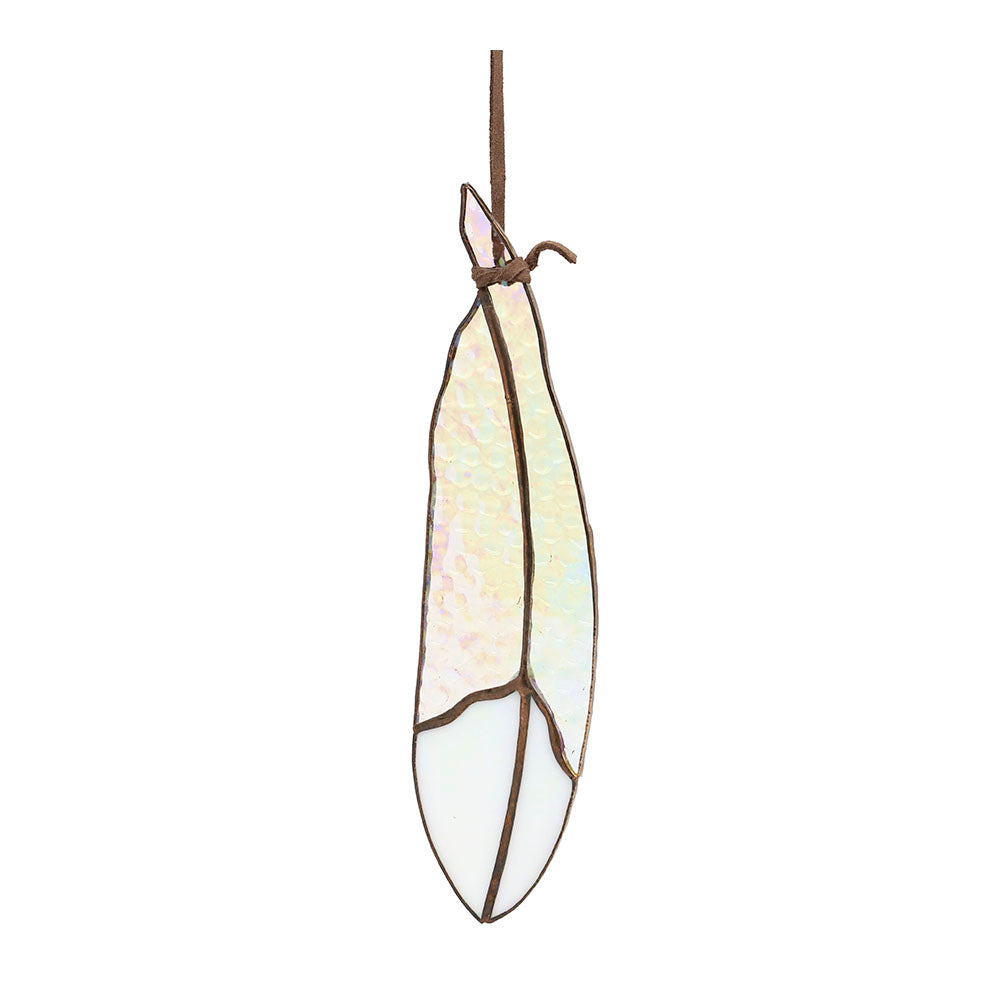 Classic Feather Glass Suncatcher