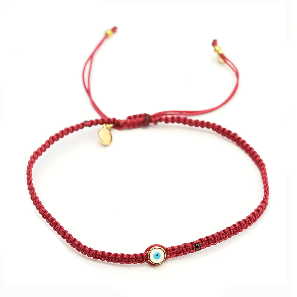 Bracelet with Round Evil Eye