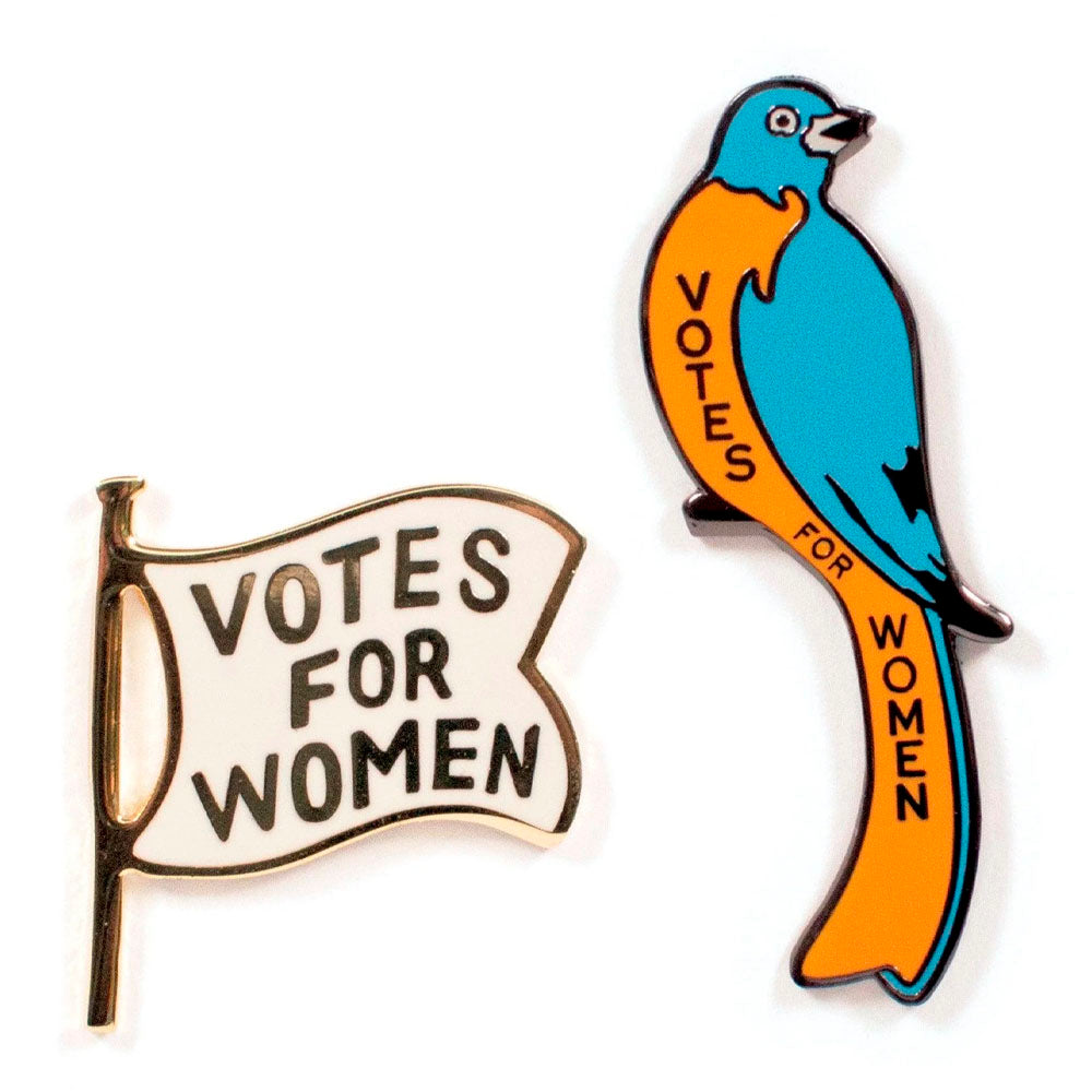 19th Amendment Enamel Pin Set