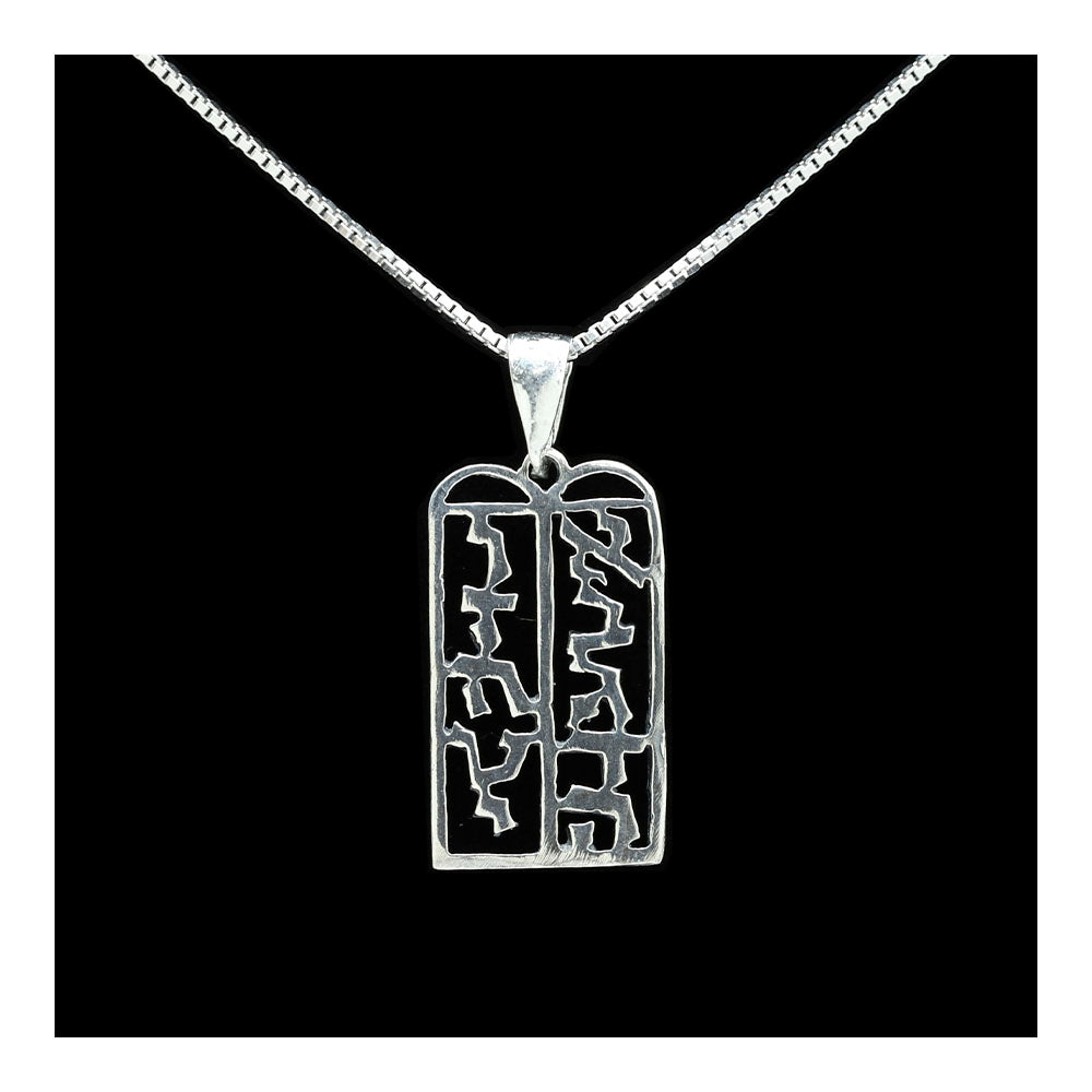 Sterling Ten Commandments Necklace